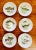 Set of six 7.5” gold rimmed appetizer plates featuring a different trout fish on each. Made in Barvaria, Germany . Perfect...