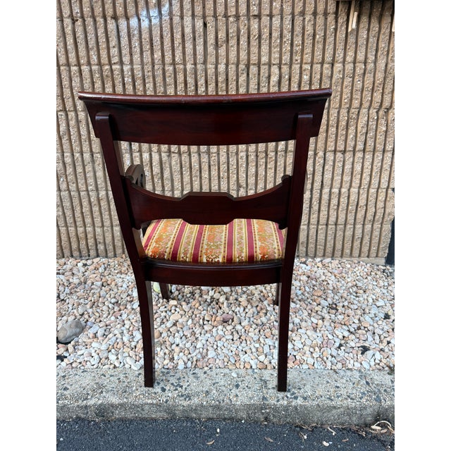 Mid 20th Century Regency Style Mahogany Dining Chairs- Set of 6 For Sale - Image 17 of 17