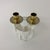 Metal Acrylic Glass Candleholders, 1970s, Set of 2 For Sale - Image 7 of 18