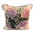 Vintage Floral Needlepoint Embroidered Accent Pillow For Sale