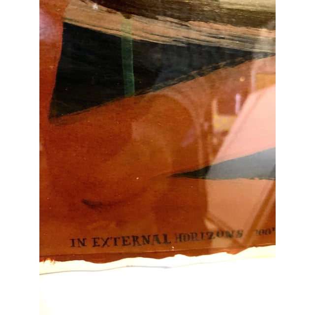 Scoli Acosta Large Contemporary Mixed Media Painting LA Artist External Horizons 2004 For Sale In Miami - Image 6 of 12