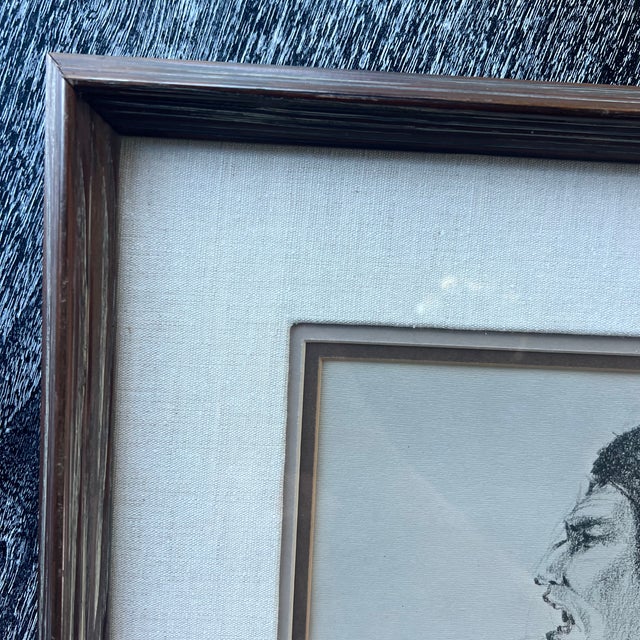 1970s Jerome Tiger Custom Framed Print For Sale - Image 4 of 10
