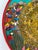 Vintage Hand Painted Terracotta Mexican Wedding Plate With Aztec Calandar For Sale - Image 4 of 11