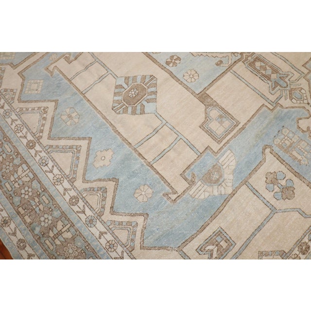 Khaki Vintage Persian Veece Rug, 10'3'' X 13'7'' For Sale - Image 8 of 12