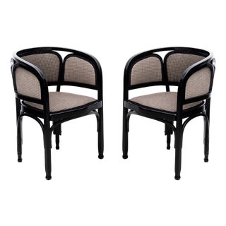 Original Art Nouveau Armchair Model 716/F by Gustav Siegel for Jacob & Josef Kohn, 1901 For Sale