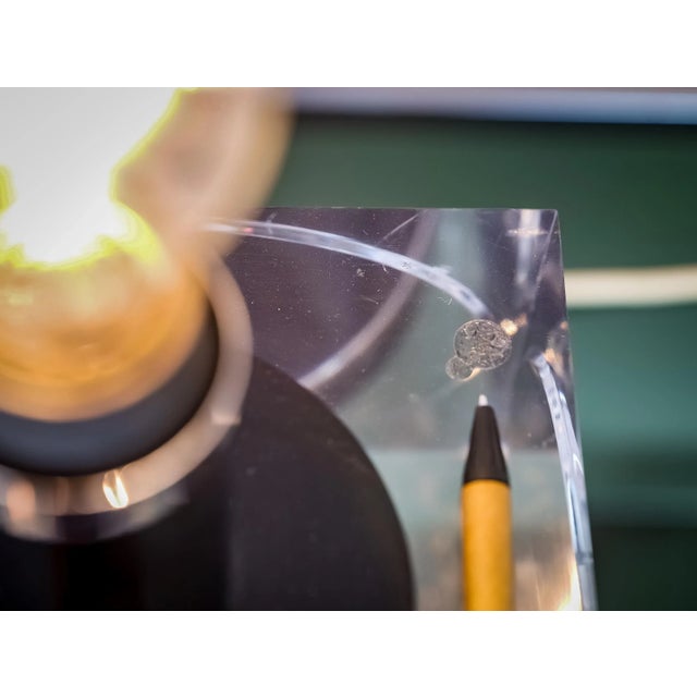 Acrylic Table Lamp by Felice Antonio Botta, Italy, 1970s For Sale - Image 11 of 14