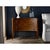 Its incurved front and tapered legs create a refined silhouette, while the burl wood grain adds depth and character....