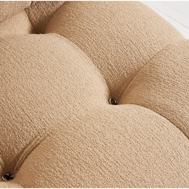 1970s Mario Bellini "Camaleonda" Modular Lounge Chair in Boucle Made by B and B Italia, 1970s For Sale - Image 5 of 5