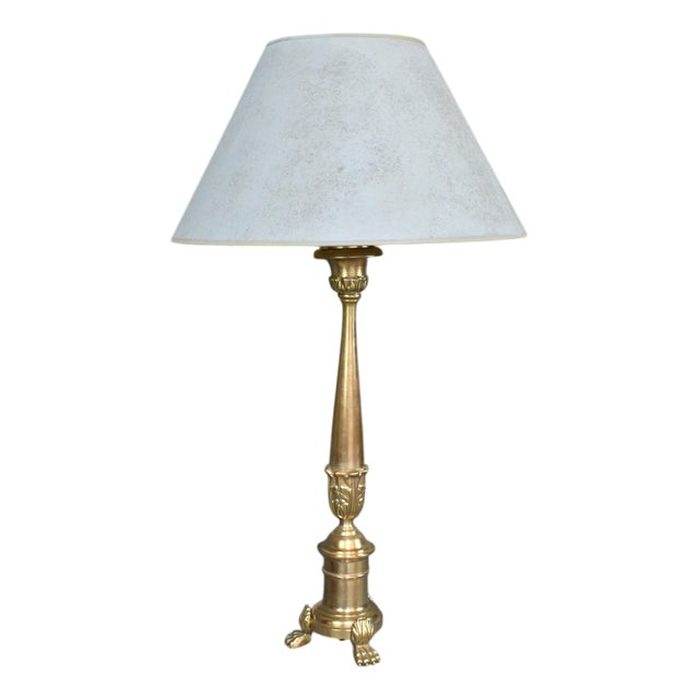Antique Bronze Lamp, 1890s For Sale