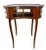 Mid-20th Century Italian Walnut Kidney-Shaped Display Vitrine Table Cabinet For Sale - Image 4 of 11