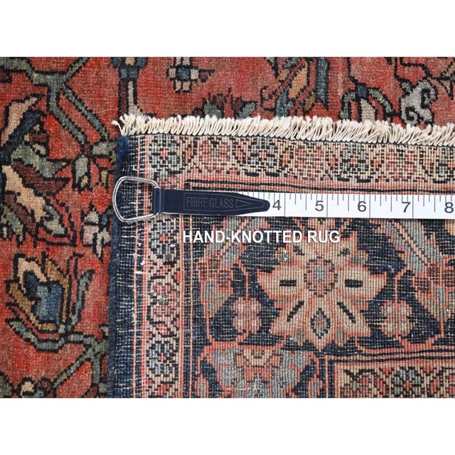 1900 - 1909 1900s Red Antique Persian Rug For Sale - Image 5 of 8