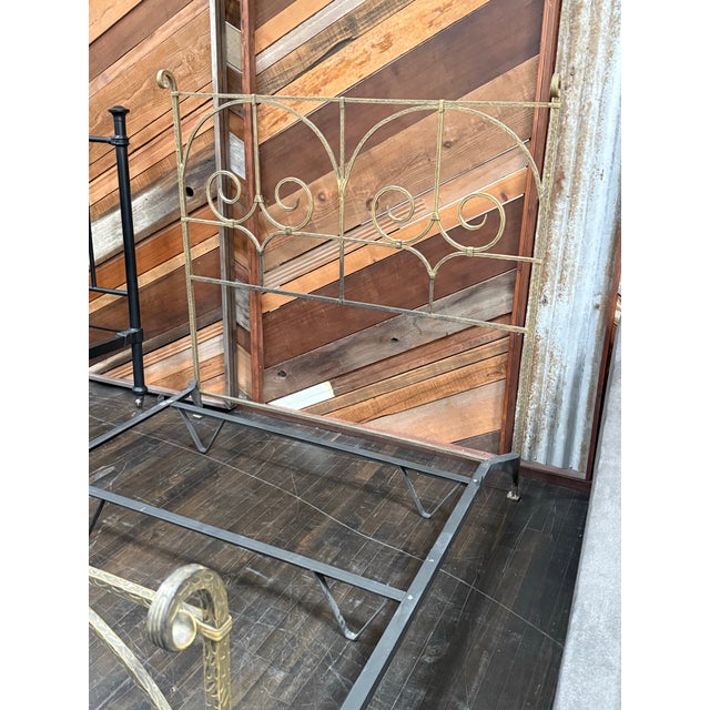 2010s Full Size Claudio Rayes Wrought Iron Bed Frame, Model 32 For Sale - Image 5 of 12