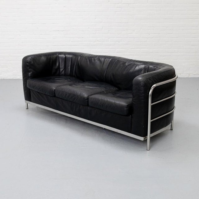 Zanotta Onda Three-Seater Sofa by De Pas, Durbino & Lomazzi for Zanotta, 1980s For Sale - Image 4 of 18