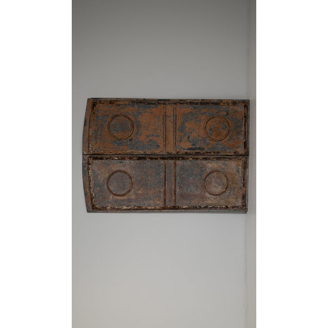 1900 - 1909 France Chocolate Iron Door For Sale - Image 13 of 15