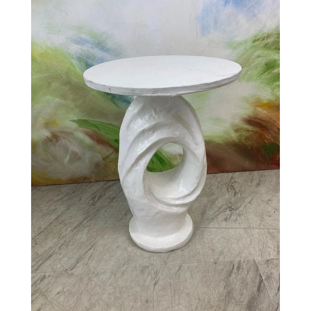 Paper Mache Side Table Chairish