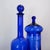 Cobalt Blue Glass Bottles, Set of 2 For Sale - Image 5 of 10