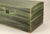 Antique C. 1800 Pine Trunk Chest Grain Painted Green Dome Top For Sale - Image 10 of 18