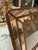 Elegant Italian picture frame featuring a rich burgundy leather-covered structure accented with wide polished chrome...