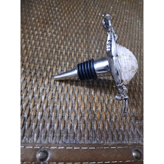 Tommy Bahama Coastal Hermit Crab Wine Bottle Stopper For Sale - Image 4 of 6