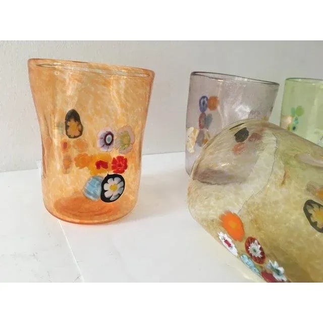 2000s "Murrisa Murano Glass" Glasses - Set of 6 For Sale - Image 9 of 12