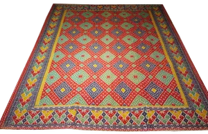 Flat-Woven Kilim Rug, Italy, 1950s