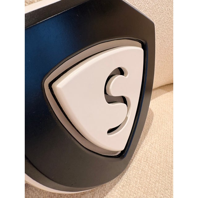 2010s Exhibited Beverly Bev Fishman Shield Resin Wall Sculpture With Phosphorescent Pigment, Signed, 2010, David Richard Gallery For Sale - Image 5 of 16