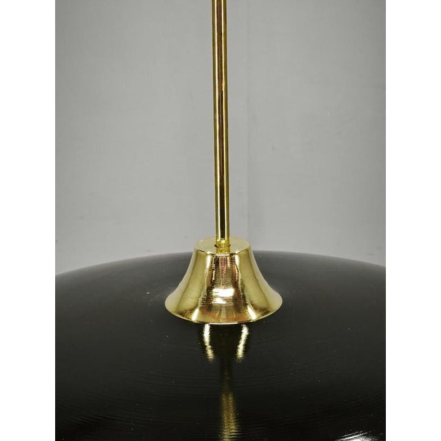 Space Age UFO Glass Pendant Light by Ludib Bratislava, Czechoslovakia, 1960s For Sale - Image 9 of 13