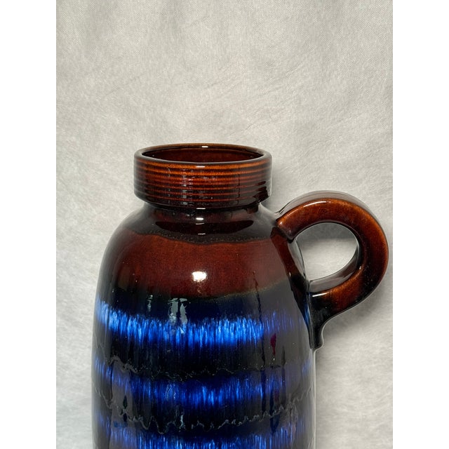 Mid-Century Modern Fat Lava Jug, West Germany, 1970s For Sale - Image 3 of 9