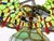 Metal 1980s Tiffany Style Dragonfly Stained Glass Body and Shade Dual Light Table Lamp For Sale - Image 7 of 8