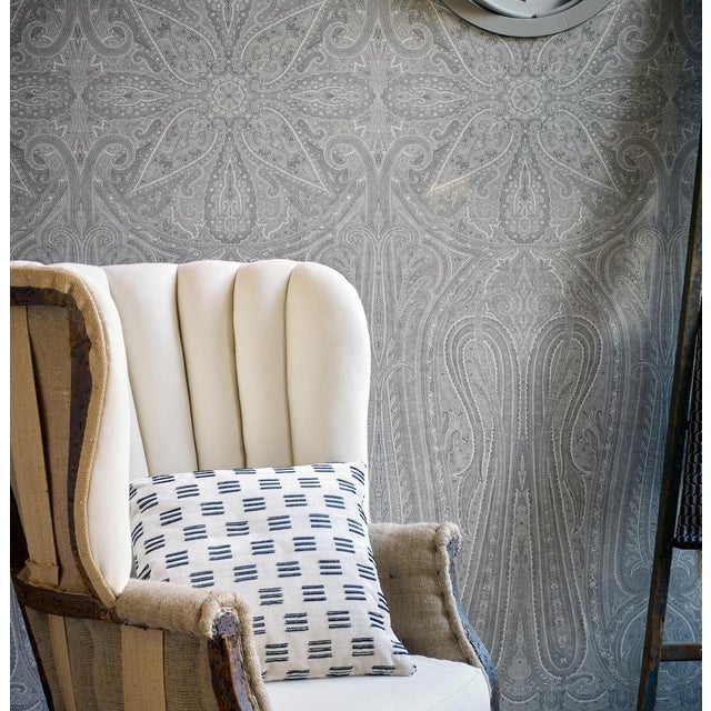 This grand three meter high paisley panel is inspired by a stunning antique wool shawl in the Zoffany archive. Beautifully...