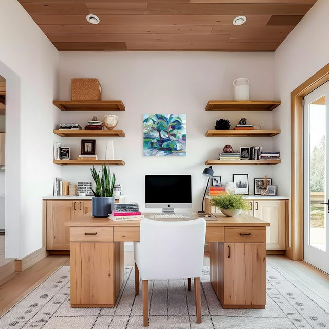 Textile River Stones - Grey Tone Textured Abstract Mixed Media Original Artwork by Frederic Paul For Sale - Image 7 of 9