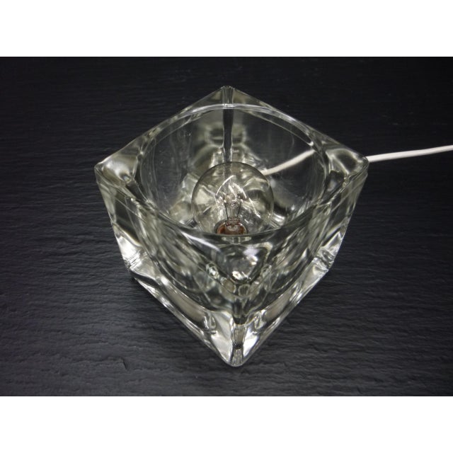 Space Age Glass Table Lamp from Peill & Putzler, 1960s For Sale - Image 4 of 8