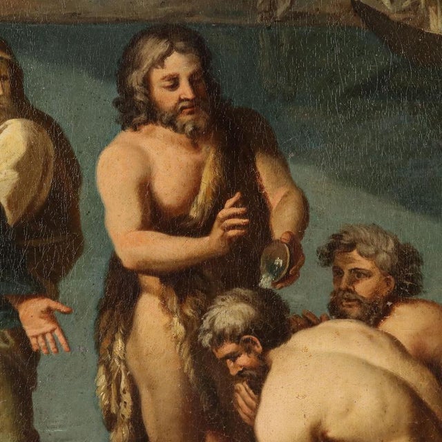 French School, St. John, 18th Century, Oil on Canvas For Sale - Image 4 of 13