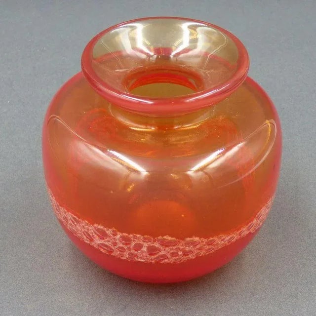 Vase in Glass by Jindra Beránek, 1970 For Sale - Image 4 of 6