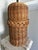 Rattan Braided MCM Table Lamp For Sale - Image 4 of 5