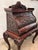 Early 20th Century Heavily Carved Japanese/Asian Secretary Desk With Volcanos and Dragons For Sale - Image 14 of 15