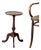 Antique English Mahogany Tripod Wine Table For Sale