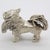 1950s Vintage Italian Handmade Silver Pekingese Dog Figurine, Florence, Italy, 1950s For Sale - Image 5 of 13