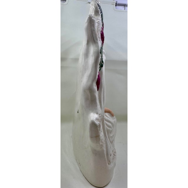 Ceramic 19th Century Staffordshire Fortune Teller Figurine From England For Sale - Image 7 of 12