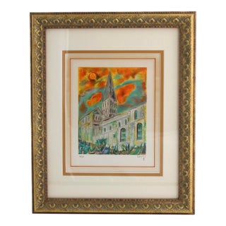 Vintage Jean Couty Lithograph Signed and Numbered, Beautiful Color! For Sale