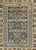 Antique Hand Knotted Caucasian Shirvan Rug in Blue With Tribal Design 3'5"x4'5" For Sale - Image 4 of 6