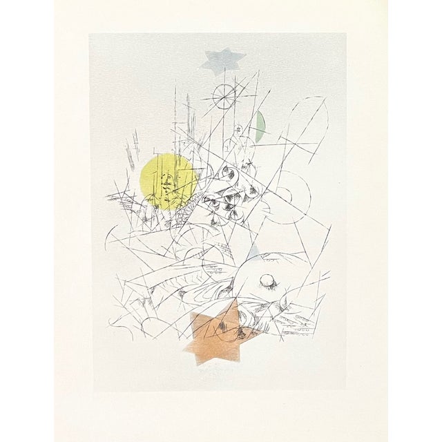 1947 Paul Klee Engraving 16 Destruction and Hope 1916 Reproduction For Sale