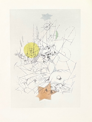 1947 Paul Klee Engraving 16 Destruction and Hope 1916 Reproduction