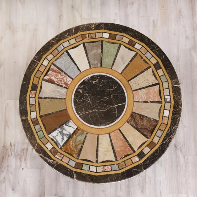 William IV William IV Marble Sample Top Center Table, Gillows Style For Sale - Image 3 of 9