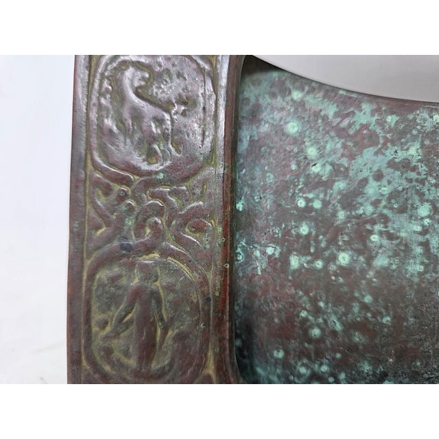 Antique Tiffany Studios New York Bronze Zodiac Signs Picture Frame 8.5" X 7.25" For Sale - Image 11 of 15