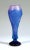 Very rare and exceptional piece of Art Nouveau glass: Small baluster-shaped vase on a separate stand, forming a small...