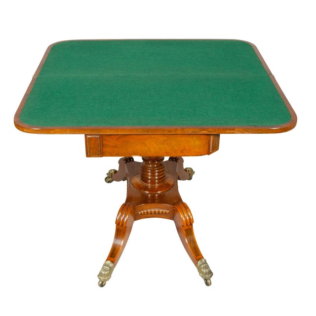 Regency Mahogany Games Tables - A Pair For Sale - Image 12 of 13