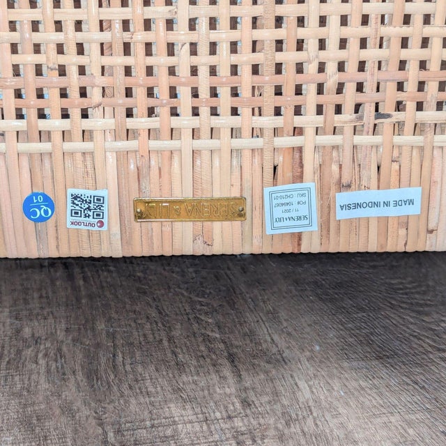 Serena and Lily Balboa Rattan Armchair For Sale - Image 9 of 9