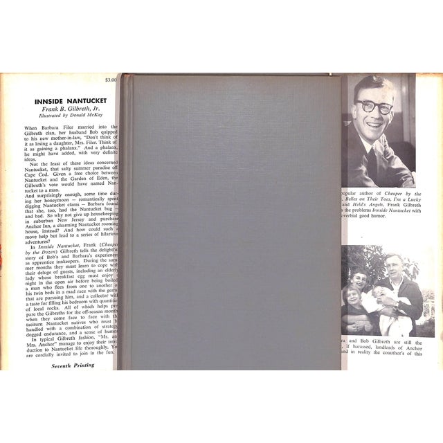 GILBRETH, Frank B Jr. [231] pp. Thomas Y. Crowell Company 1954 Seventh Printing 8 1/4" x 5 3/4" Illustrated by Donald...