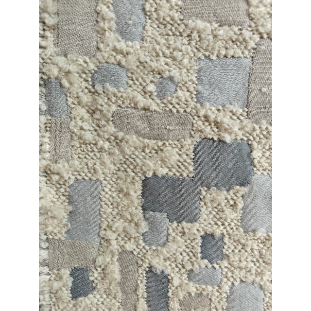 This is a piece of Rogers & Goffigon Mica in Angelite colorway. Terrific for a pillow. The main rectangle is 57X44. The...